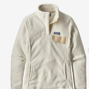 Patagonia Women's Re-Tool Snap-T® Fleece Pullove Raw Linen SZ Medium